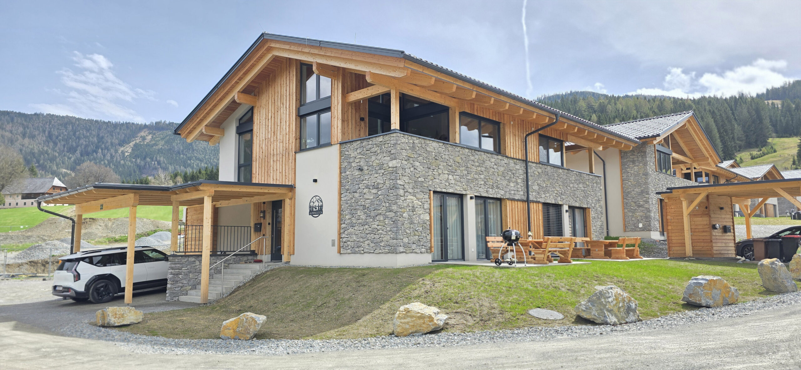 Almchalet Alpenglueck Sankt Lambrecht zomer